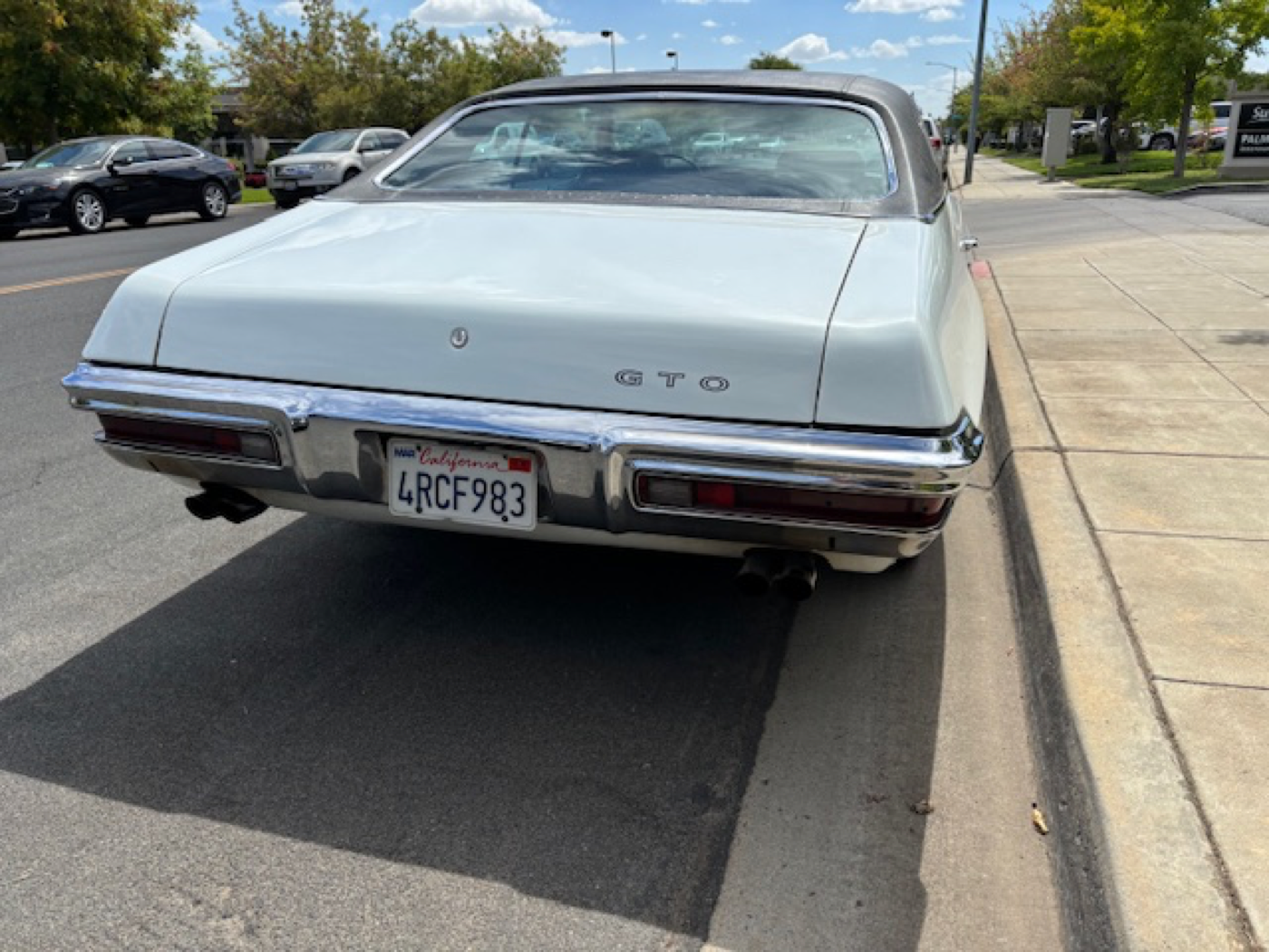 Classic GTO gleaming on a sunny street